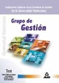 grupo de gestion de instituciones sanitarias de la conselleria de sanidad de la generalitat valenciana: test ope extraordinaria-9788466507615