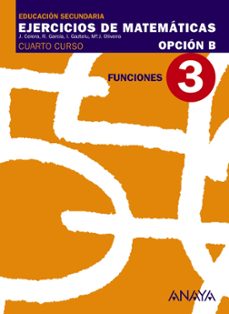 ejercicios de matemáticas cuaderno funciones 4º eso educación secundaria obligatoria segundo ciclo-9788466771115
