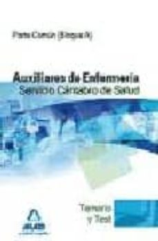 auxiliares de enfermeria del servicio cantabro de salud. temario temario y test parte comun (bloque a)-9788467611915