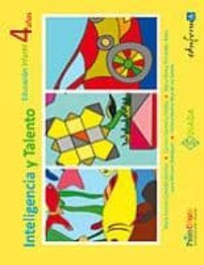 inteligencia y talento. cuadernillo de educacion infantil 4 años-9788467636215