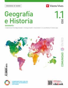 geografía e historia 1º  eso (1.1-1.2)  en red madrid-9788468290515