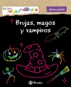 mi libro magico de dibujo. brujas, magos y vampiros (rasca y pinta)-9788469629215