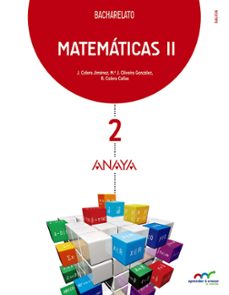 matematicas ii. 2º bachillerato-9788469813515