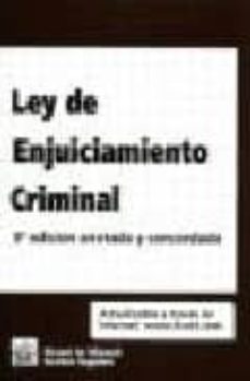 ley de enjuiciamiento criminal (9ªedicion anotada y concordada)-9788484567615