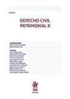 derecho civil patrimonial ii (2ª ed.)-leonor aguilar ruiz-9788491432715