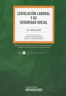 legislacion laboral y de seguridad social (26ª ed.)-jesus galiana moreno-9788491972815