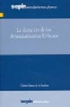 la duracion de los arrendamientos urbanos-carlos gomez de la escalera-9788495762115