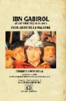 ibn gabirol: caballero de la palabra (+ cd musica)-salomon ibn gabirol-9788496968615