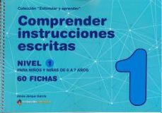 comprender instrucciones escritas - nivel 1-9788498964615