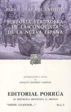 historia verdadera de la conquista de nueva españa-9789700773315