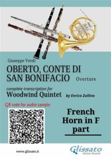 french horn in f part of "oberto" for woodwind quintet (ebook)-9791221372915