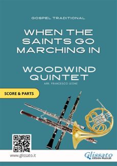 sheet music for woodwind quintet "when the saints go marching in" score &amp; parts (ebook)-9791223058015