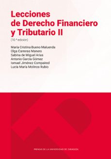 lecciones de derecho financiero y tributario ii-maria cristina bueno maluenda-9791370141615
