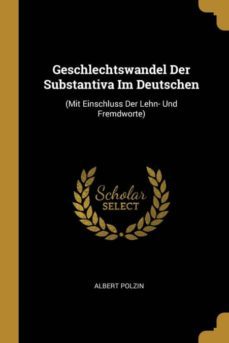 geschlechtswandel der substantiva im deutschen-9780274321025