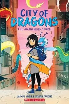 the awakening storm: a graphic novel (city of drag ons @1)-jaimal yogis-9781338660425