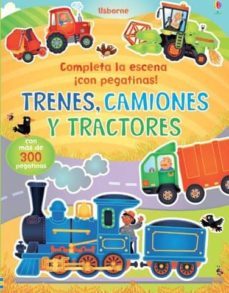trenes camiones y tractor pegatinas-9781409572725