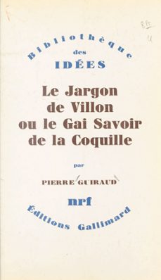 le jargon de villon (ebook)-pierre guiraud-9782072124525
