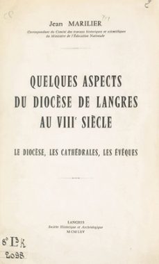 quelques aspects du diocèse de langres au viiie siècle (ebook)-jean marilier-9782307459125
