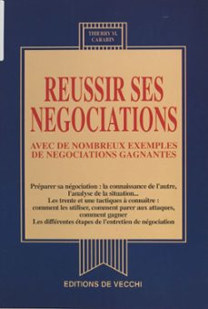 reussir ses negociations (ebook)-thierry m. carabin-9782402573825