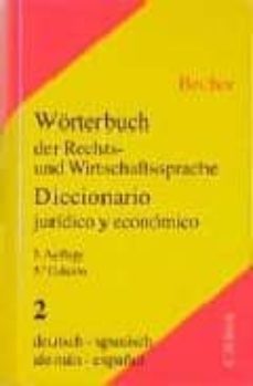 worterbuch der rechts-und wirtschaftssprache (5ª ed.)-9783406444425