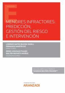 menores infractores: prediccion, gestion del riesgo e intervencion-lorenzo mateo bujosa vadell-9788413908625