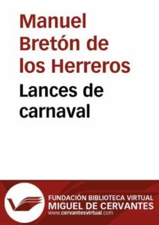 lances de carnaval (ebook)-manuel breton de los herreros-9788415219125