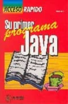 su primer programa java-nicolas saney-9788426713025