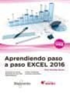 aprendiendo paso a paso excel 2016-poul paredes bruno-9788426724625