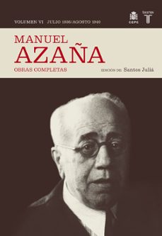 obras completas (tomo vi) julio de 1936 - agosto de 1940-9788430607525