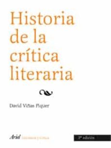 historia de la critica literaria-9788434425125