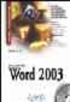 microsoft office word 2003 (manuales fundamentales) (incluye cd-r om)-9788441516625