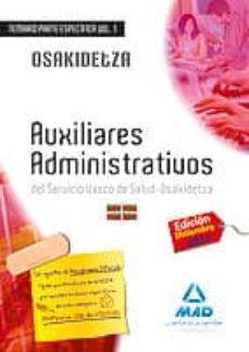 auxiliares administrativos del servicio vasco de salud-osakidetza temario volumen i-9788467673425