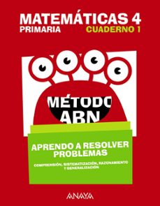 matematicas 4º educacion primaria metodo abn aprendo a resolver problemas 1 mec cast ed 2018-9788469842225