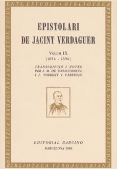 epistolari de jacint verdaguer (vol.9)-9788472266025