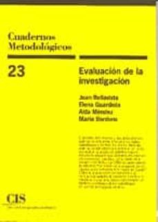 evaluacion de la investigacion-9788474762525