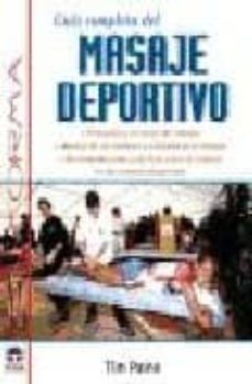 Masaje discount deportivo libro