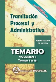 tramitacion procesal y administrativa (vol. i)-9788482194325