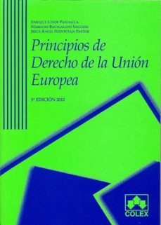 principios de derecho de la union europea  (5ª ed.)-enrique linde paniagua-9788483423325