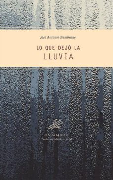 lo que dejo la lluvia-jose antonio zambrano-9788483592625