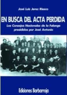 en busca del acta perdida-9788487446825