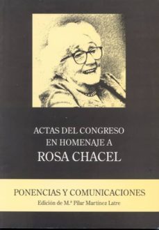 actas del congreso homenaje a rosa chacel-9788488713025