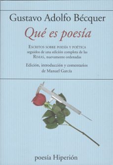 que es poesia-gustavo adolfo becquer-9788490022825
