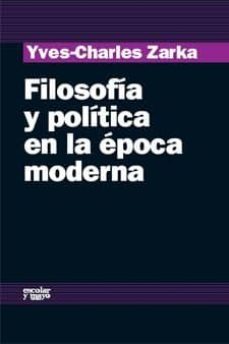filosofia y politica en la epoca moderna-9788493611125