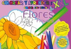 colorear y aprender: flores-belen dorado-9788494245725