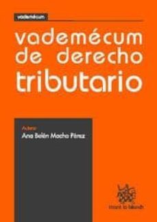 vademecum de derecho tributario-ana belen macho perez-9788498763225