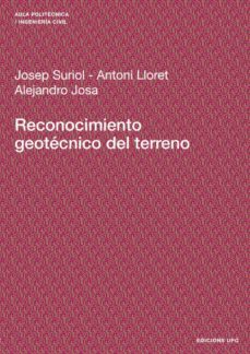 reconocimiento geotecnico del terreno (ebook)-9788498803525