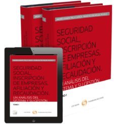 seguridad social, inscripcion de empresas, afiliacion y, recaudac ion-9788498986525