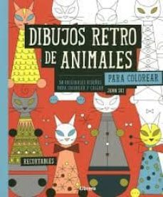 dibujos retro de animales para colorear. 30 originales diseños para colorear y colgar-jean ski-9789089985125