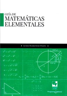 guia de matematicas elementales (ebook)-javier madroñero pabon-9789587652925