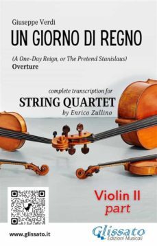 violino ii part of "un giorno di regno" for string quartet (ebook)-9791220864725